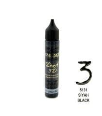 Cadence 3D Dora Boncuk Boya 5131 Siyah 25 ml