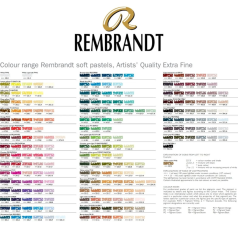 Rembrandt Extra Fine Yarım Boy Soft Pastel Seti 120li General Selection