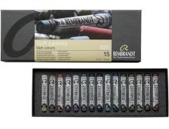Rembrandt Soft Pastel Boya 15’li Dark Colours Tam Boy