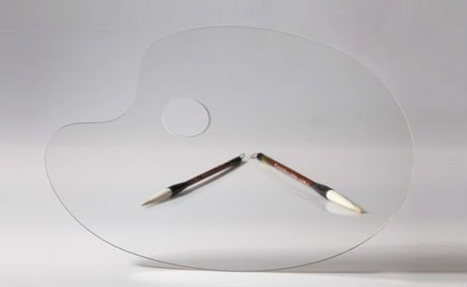 Ferart Şeffaf Oval Palet