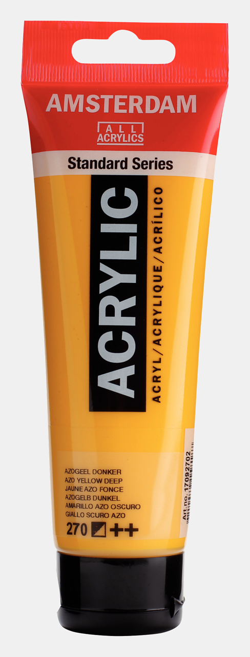Amsterdam Akrilik Boya 120ml. N:270 Azo Yellow Deep