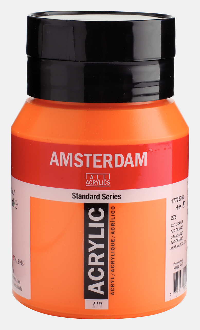 Amsterdam Akrilik Boya 120ml. N:276 Azo Orange 500 ml