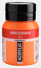 Amsterdam Akrilik Boya 120ml. N:276 Azo Orange 500 ml