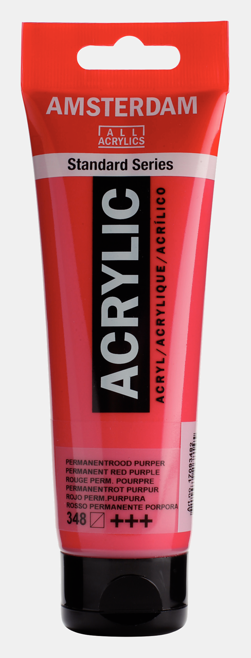 Amsterdam Akrilik Boya 120ml. N:348 Permanent Red Purple 120 ml
