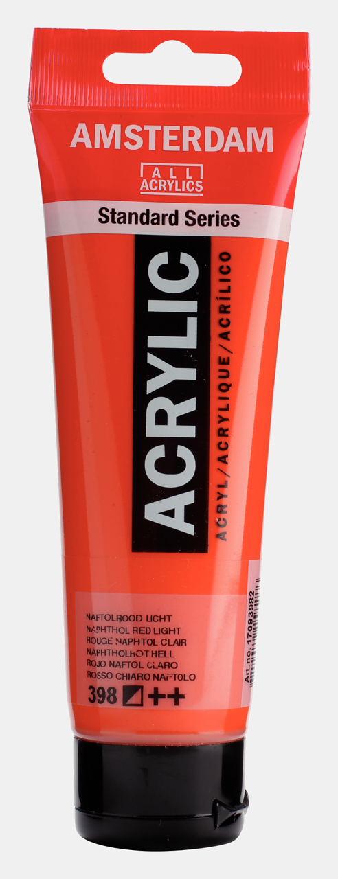 Amsterdam Akrilik Boya 120ml. N:398 Naphthol Red Light