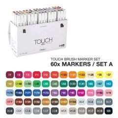 Touch Twin Brush Marker Set 60 Renk SET A