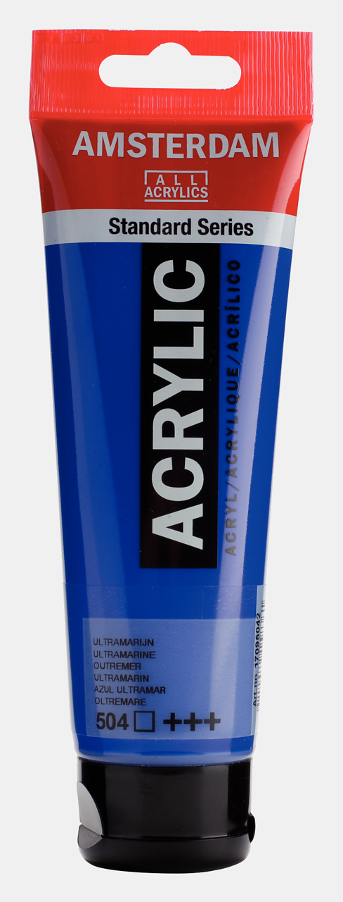 Amsterdam Akrilik Boya 120ml. N:504 Ultramarine