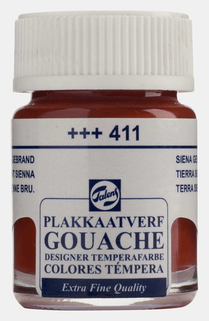 Talens Guaj Boya 16 ml - Burnt Sienna 411