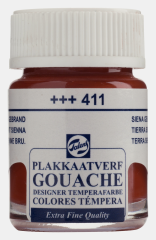Talens Guaj Boya 16 ml - Burnt Sienna 411