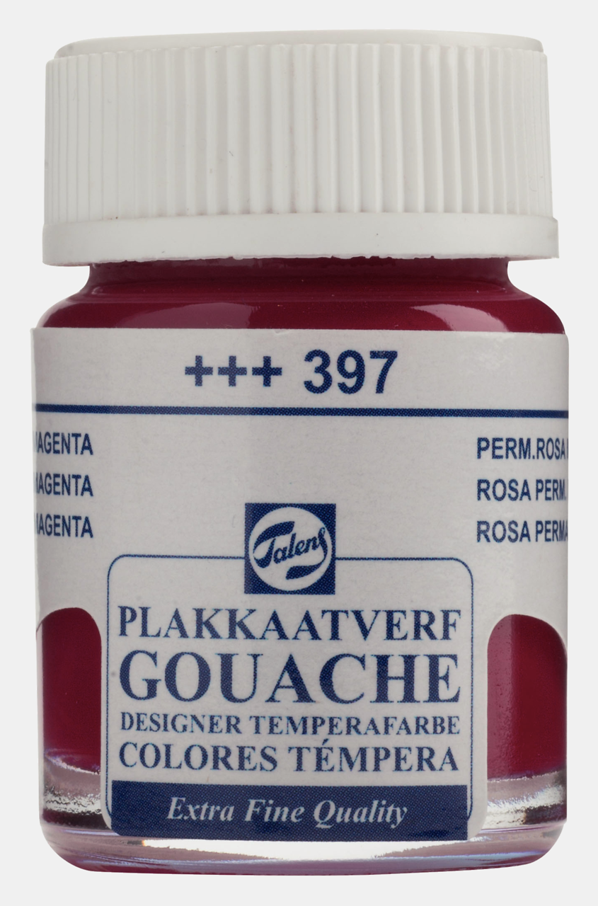Talens Guaj Boya 16ml - Permanent Rose Magenta 397