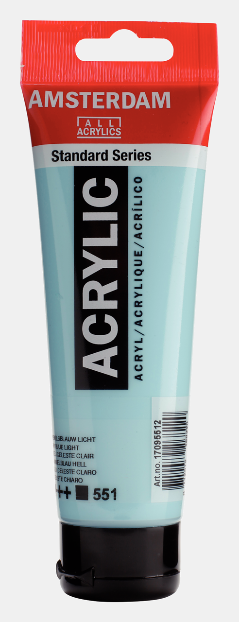 Amsterdam Akrilik Boya 120ml. N:551 Sky Blue Light