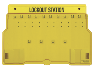 Master Lock 1483B, 10 adet Emniyet Kilidi, Asma İstasyonu (Boş)
