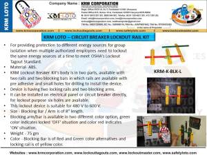 KRM-K-BLK-L 480V-600V ŞALTER SABİTLEME APARATI