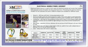 ELEKTRİK KOLU ŞALTER KİLİTMEME APARATI SARI