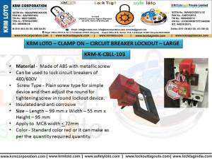 KRM-K-CBLL-103 480V İLE 600V GENİŞ ŞALTER KİLİTLEME APARATI
