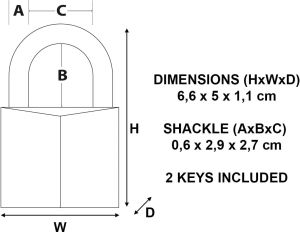 Master Lock Cad 50 Kilit