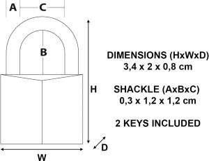 Master Lock Cad 20 Kilit