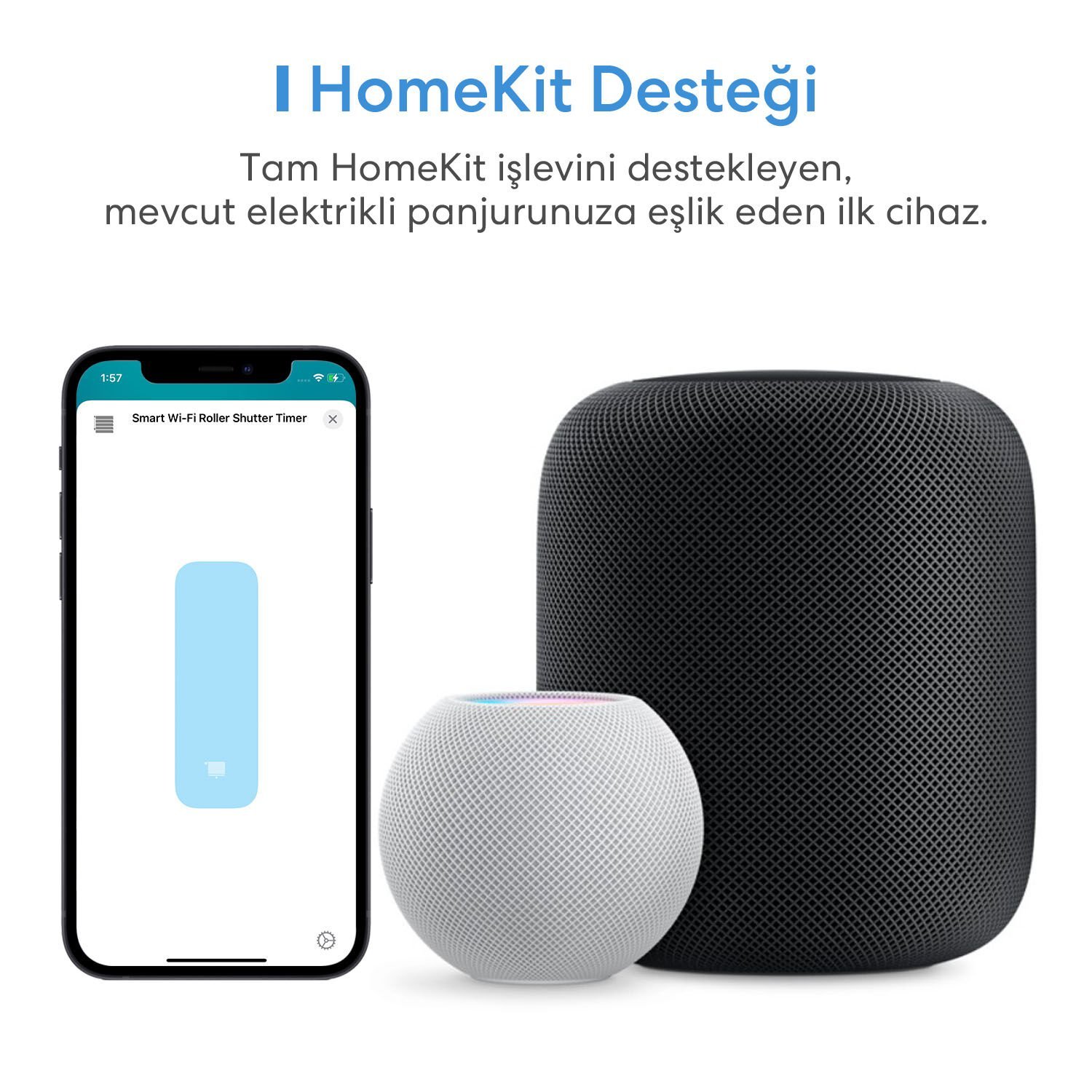 Meross Akıllı Wi-Fi Panjur Zamanlayıcısı