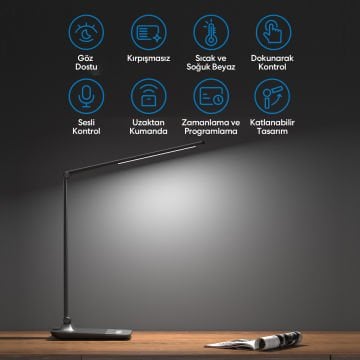Meross Akıllı Wi-Fi LED Masa Lambası