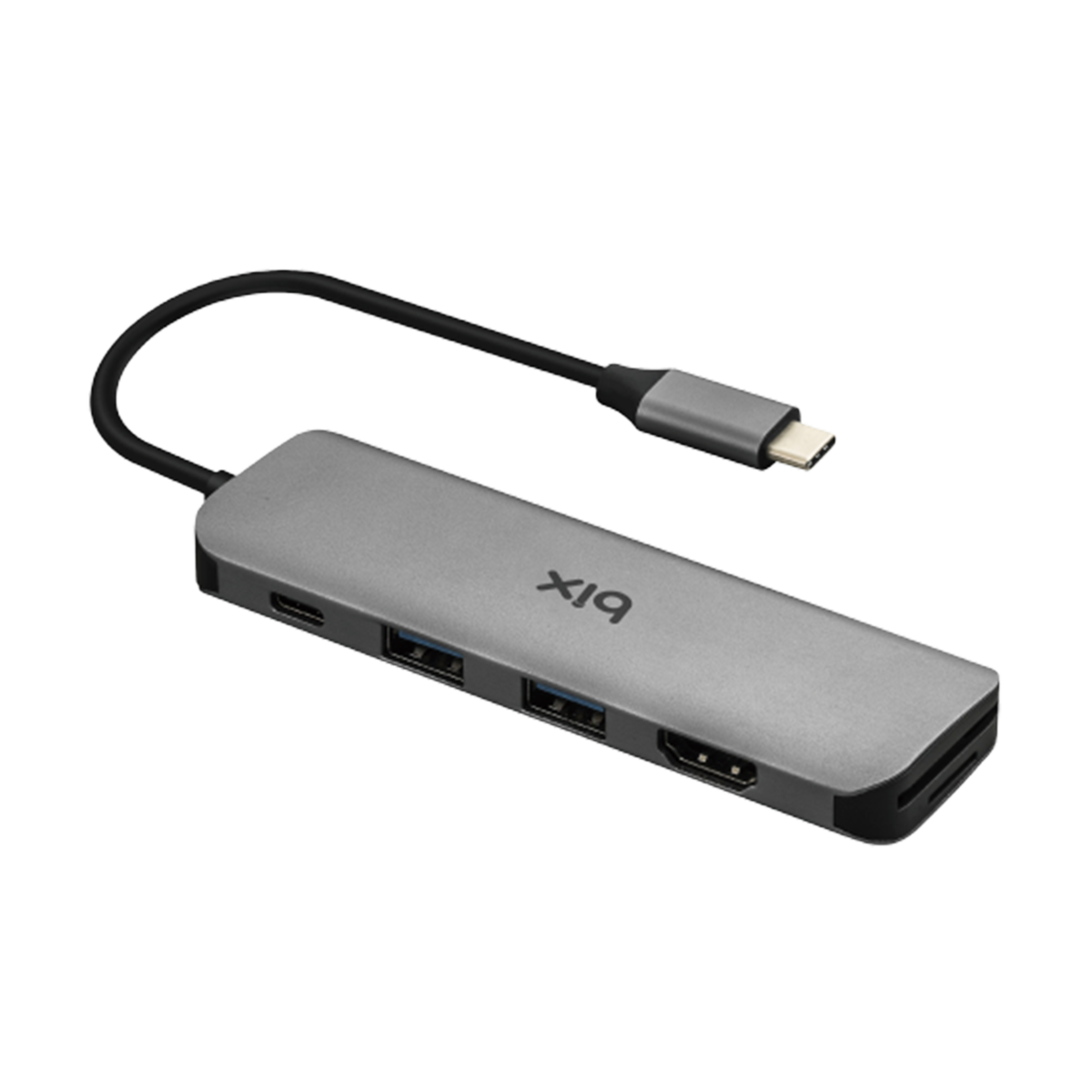 Bix Daytona Type-C OTG 2 Port HUB (USB 3.0) + HDIMI + PD