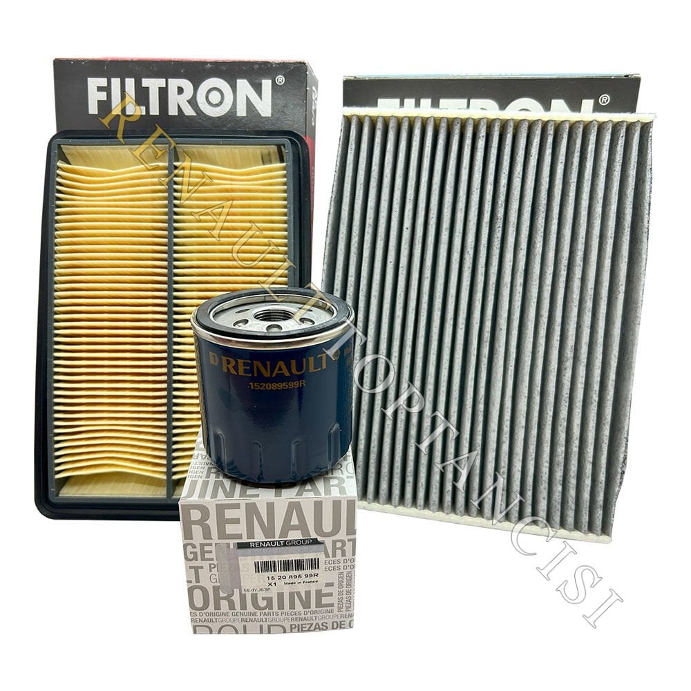 Renault Kadjar 1.5 dCi Dizel Periyodik Filtre Bakım Seti Mazot Filtresiz