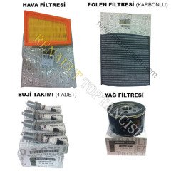 Renault Laguna 2 1.6 16V 110 BG Periyodik Filtre Bakım Seti