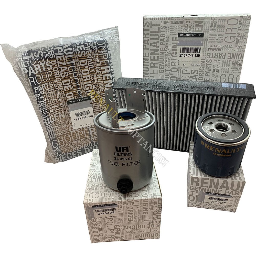 Renault Kadjar 1.5 dCi Periyodik Filtre Bakım Seti