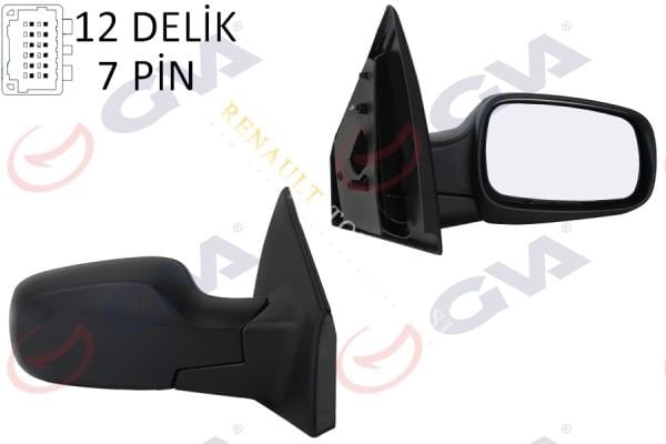 Dış Dikiz Ayna Sağ Elektrikli Clio 3 7701061193