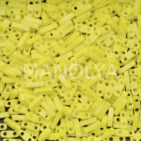 QTL404FR Miyuki Quarter Tila Matte Opaque Yellow AB (Çeyrek Tila 404FR)