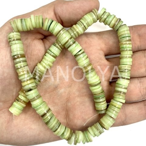 8mm. FISTIK YEŞİL SEDEF DİZİ