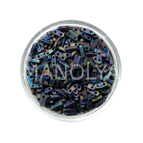 QTL401FR Miyuki Quarter Tila Matte Black AB (Çeyrek Tila 401FR)