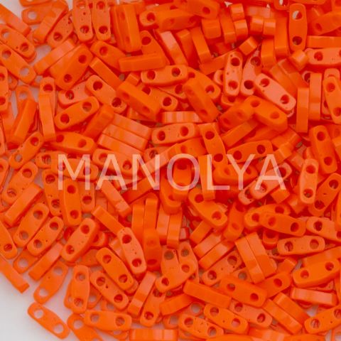 QTL406 Miyuki Quarter Tila Opaque Orange (Çeyrek Tila 406)