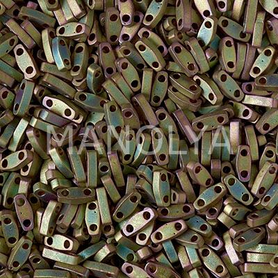 QTL2035 Miyuki Quarter Tila Matte Metallic Khaki Iris (Çeyrek Tila 2035)