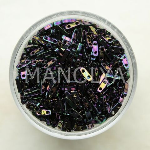 QTL454 Miyuki Quarter Tila Metallic Dark Plum Iris (Çeyrek Tila 454)