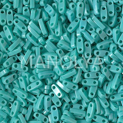 QTL412 Miyuki Quarter Tila Opaque Turquoise (Çeyrek Tila 412)