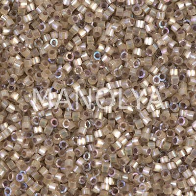 DB680-11/0 DELICA DYED SMOKY QUARTZ SILK SATIN