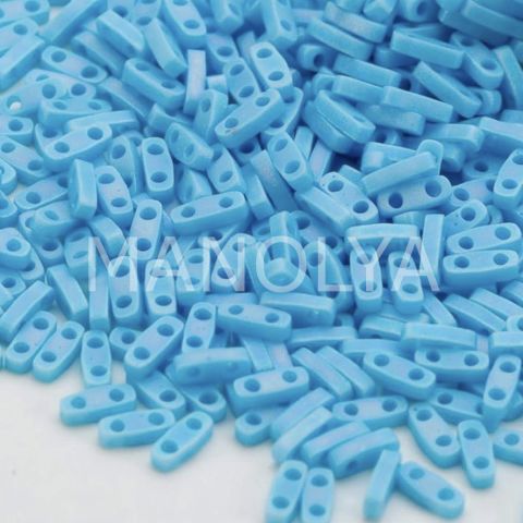 QTL413FR Miyuki Quarter Tila Matte Opaque Turquoise Blue AB (Çeyrek Tila 413FR)