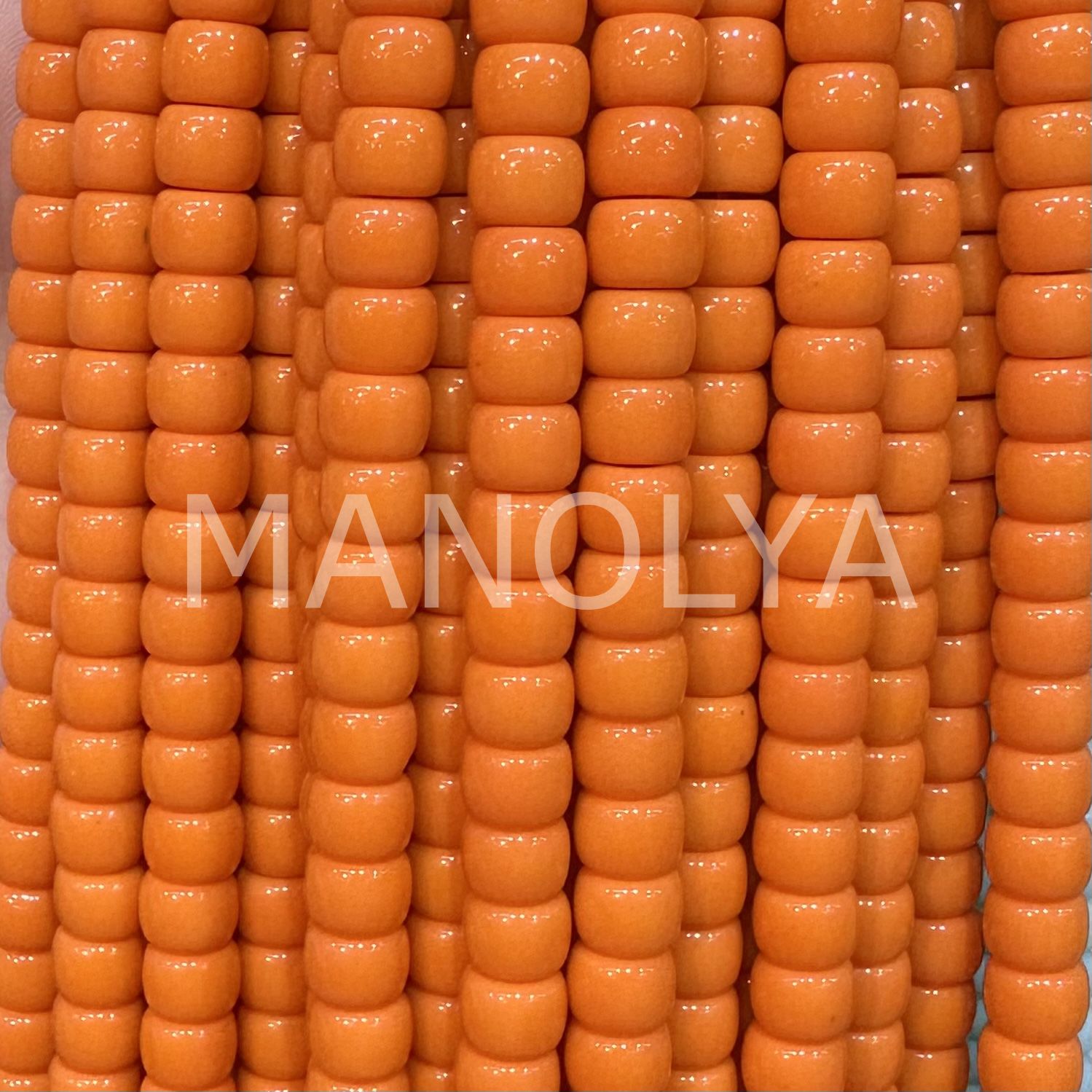 6x8mm. TURUNCU SİLİNDİR KRİSTAL