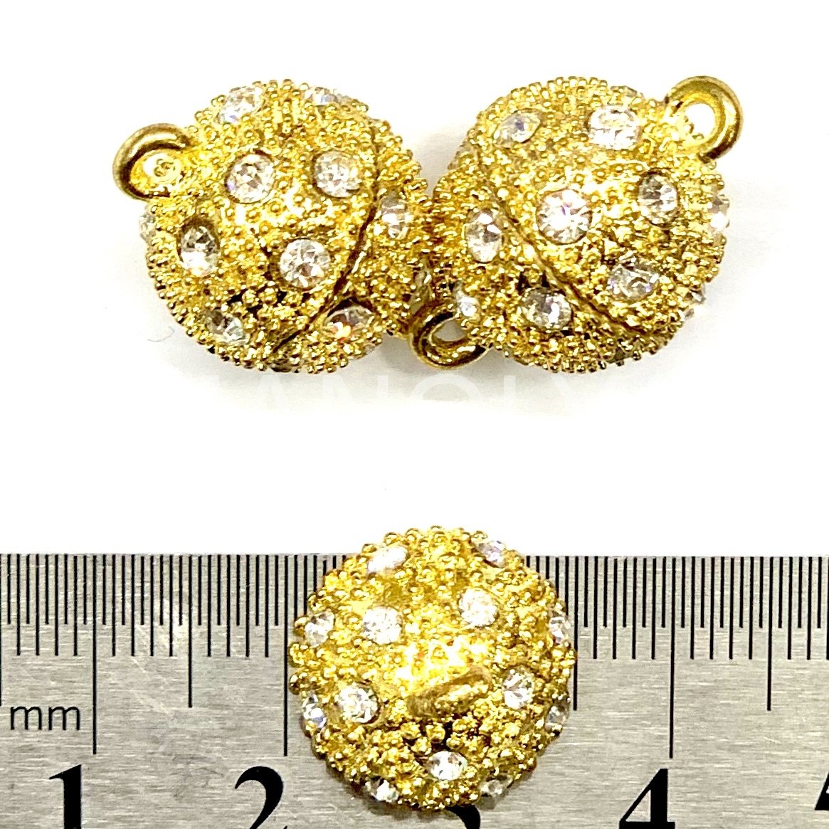 1,5cm. KRİSTALLİ TOP KAPAMA