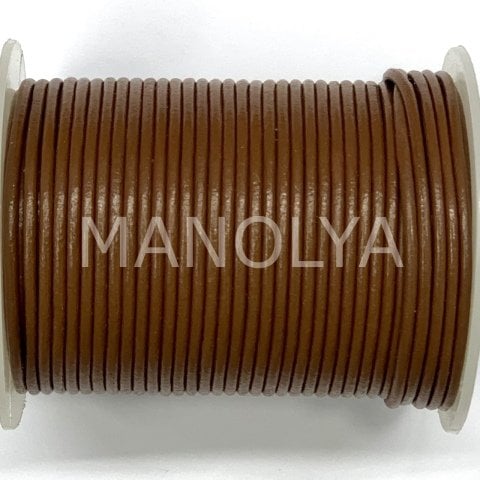 1,5mm. KAHVE DERİ