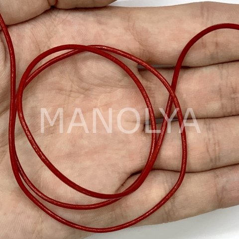 1,5mm. KIRMIZI DERİ