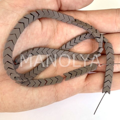 6x4mm. OK MAT KAHVE HEMATİT