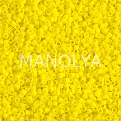 DB751-DELICA BD MATTE OPAQUE YELLOW