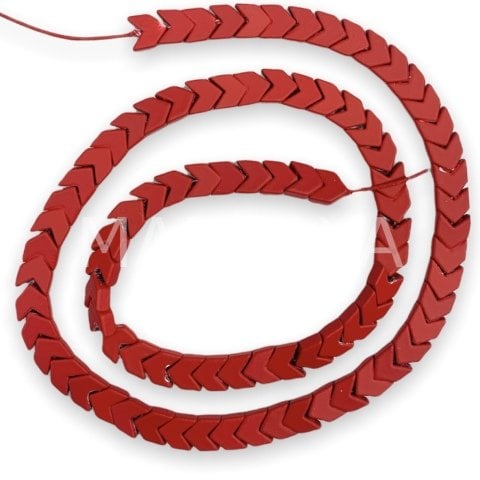 6x4mm. OK MAT KIRMIZI HEMATİT