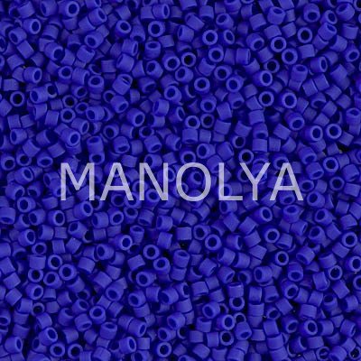 DB756-DELICA BD MAT OPQUE ROYAL BLUE