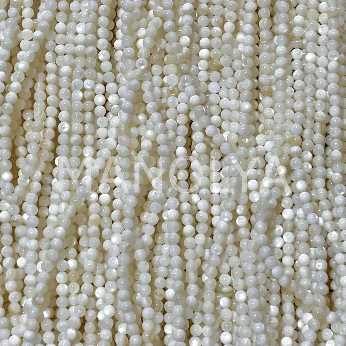 3mm BEYAZ YUVARLAK SEDEF
