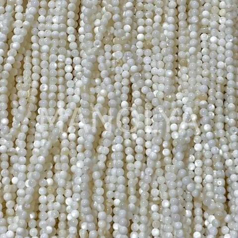 3mm BEYAZ YUVARLAK SEDEF