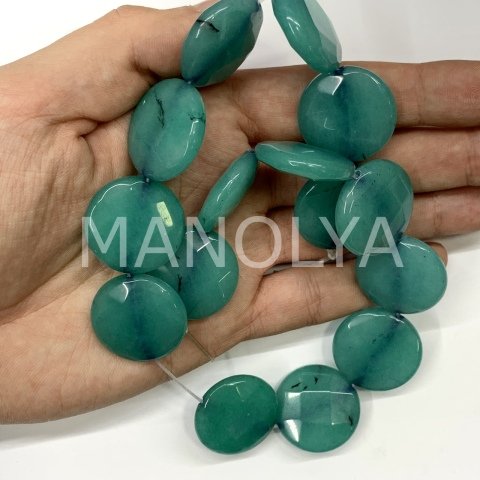 2,5cm. FASET KESİM TURKUAZ CEYT