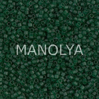 DB767-DELICA BD FOREST GREEN MATTE TRANSP