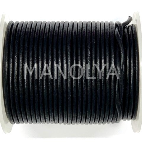 2mm. SİYAH DERİ